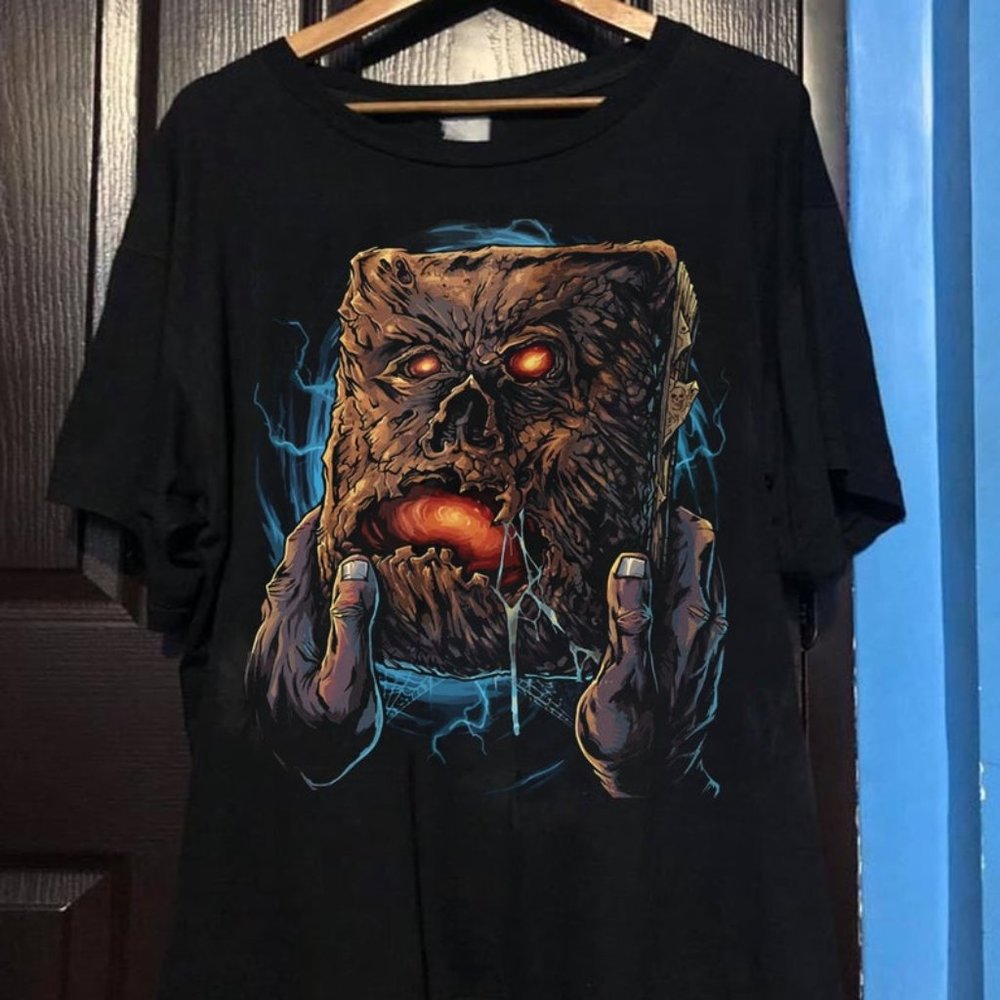 Horror Movie Evil Dead Book Of The Dead Art Funny Shirt, Heavy Metal t Shirt t S